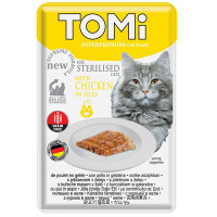 Консервы Tomi Sterilised Chicken in Jelly курица в желе, для стерилизованных кошек, пауч, 85 г Консервы Tomi Sterilised Chicken in Jelly курица в желе, для стерилизованных кошек, пауч, 85 г