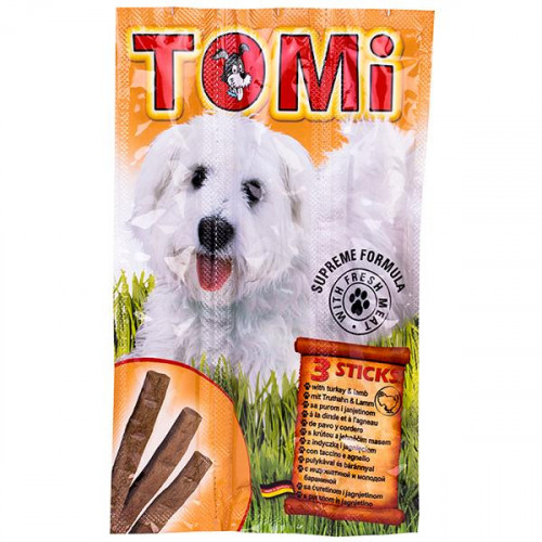 Ласощі Tomi Sticks Dog Turkey & Lamb з індичкою і ягням, для собак, 30 г