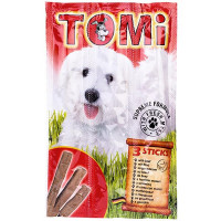 Ласощі Tomi Sticks Dog Beef з яловичиною, для собак, 30 г Ласощі Tomi Sticks Dog Beef з яловичиною, для собак, 30 г