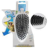 Насадка-щетка FoOlee Easee Bristle Pro Medium Brush для короткой и средней шерсти, средняя, белая, нейлон Насадка-щетка FoOlee Easee Bristle Pro Medium Brush для короткой и средней шерсти, средняя, белая, нейлон