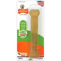 Жевательная игрушка Nylabone FlexiChew Giant кость для собак с умеренным стилем грызения, вкус курицы Жевательная игрушка Nylabone FlexiChew Giant кость для собак с умеренным стилем грызения, вкус курицы