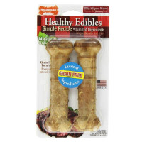 Ласощі Nylabone Healthy Edibles Wolf для собак з чутливим травленням, смак філе міньйон, 152 г Ласощі Nylabone Healthy Edibles Wolf для собак з чутливим травленням, смак філе міньйон, 152 г
