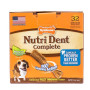Лакомство Nylabone Nutri Dent Filet Mignon Medium, для чистки зубов собак до 16 кг, 4 шт, цена за 1 шт