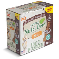 Ласощі Nylabone Nutri Dent Natural для чищення зубів, для собак, L, 0.832 кг, 20 шт, ціна за 1 шт Ласощі Nylabone Nutri Dent Natural для чищення зубів, для собак, L, 0.832 кг, 20 шт, ціна за 1 шт