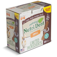Лакомство Nylabone Nutri Dent Natural, для чистки зубов, для собак, M, 0.7 кг, 5 шт, цена за 1 шт Лакомство Nylabone Nutri Dent Natural, для чистки зубов, для собак, M, 0.7 кг, 5 шт, цена за 1 шт