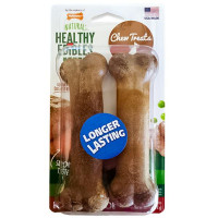 Ласощі Nylabone Healthy Edibles Lasting Beef жувальний, для собак до 16 кг, смак яловичини Ласощі Nylabone Healthy Edibles Lasting Beef жувальний, для собак до 16 кг, смак яловичини