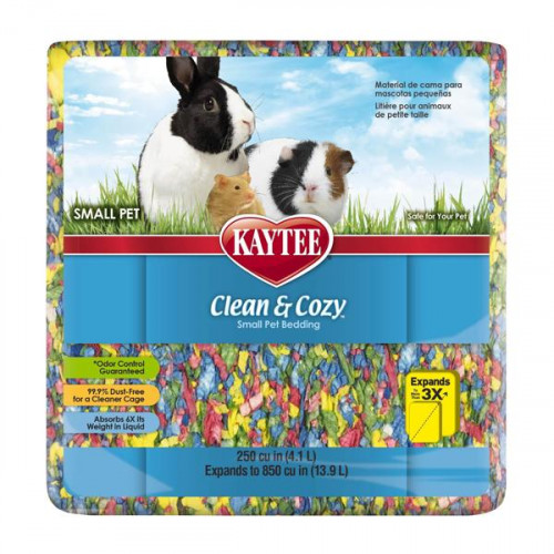 Підстилка Kaytee Clean & Cozy BirthdayCake для гризунів, целюлоза, різнобарвна, 4.1 л