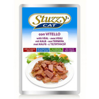 Вологий корм Stuzzy Cat Veal з телятиною, в соусі для котів, пауч, 100 г