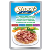 Вологий корм Stuzzy Cat Ham Veal шинка з телятиною, в желе для котів, пауч, 100 г Вологий корм Stuzzy Cat Ham Veal шинка з телятиною, в желе для котів, пауч, 100 г