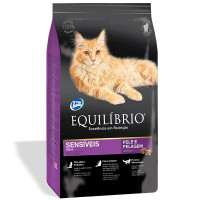 Сухий корм Equilibrio Cat для котів з проблемною шкірою і чутливим травленням, 0.5 кг Сухий корм Equilibrio Cat для котів з проблемною шкірою і чутливим травленням, 0.5 кг