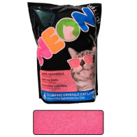 Наповнювач Neon Litter Clump грудкує, кварцовий, неоновий, рожевий, 1.81 кг Наповнювач Neon Litter Clump грудкує, кварцовий, неоновий, рожевий, 1.81 кг