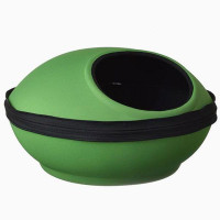 Будиночок-лежак K&H Mod Dream Pod для котів, зелено-чорний, 56×56×29 см Будиночок-лежак K&H Mod Dream Pod для котів, зелено-чорний, 56×56×29 см