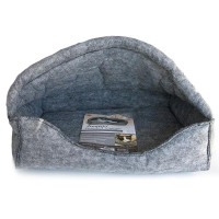 Лежак-домик K&H Amazin Hooded для котов, серый, 43×33×28 см