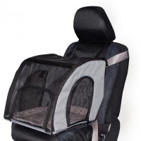 Сумка-переноска в автомобиль K&H Travel Safety для собак и котов, серая, 43×41×38 см Сумка-переноска в автомобиль K&H Travel Safety для собак и котов, серая, 43×41×38 см