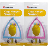 Игрушка Flamingo Swing Abacus Bell для птиц, жердочка, колокольчик, счеты, 10х13 см Игрушка Flamingo Swing Abacus Bell для птиц, жердочка, колокольчик, счеты, 10х13 см