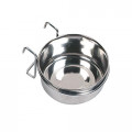 Годівниця Flamingo Steel Hook для кроликів, в клітку з власником, нержавіюча, 600 мл