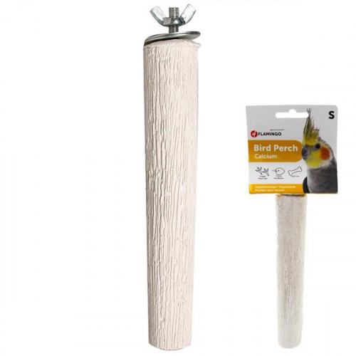 Жердинка Flamingo Perch Calcium для гігієни дзьоба і кігтів птахам, 25.8×4 см