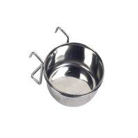 Миска Flamingo Steel Feeder для гризунів, з тримачем, діаметр 12 см Миска Flamingo Steel Feeder для гризунів, з тримачем, діаметр 12 см