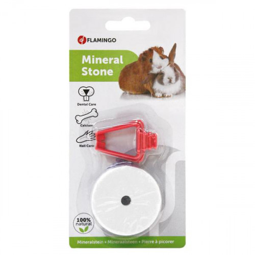 Мінеральний камінь Flamingo Mineral Lickstone сіль, для гризунів