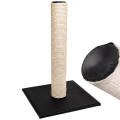 Когтеточка Flamingo Imitation Leather для кошек, черная, 38×38×59 см
