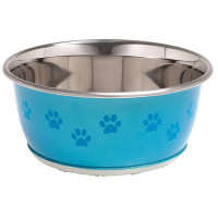 Миска Flamingo Bowl Selecta + Paw для собак і котів, нержавіюча, 500 мл, 13 см Миска Flamingo Bowl Selecta + Paw для собак і котів, нержавіюча, 500 мл, 13 см