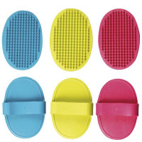 Щітка Flamingo Brush Oval масажна, для собак, овальна, гума Щітка Flamingo Brush Oval масажна, для собак, овальна, гума