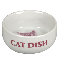 Миска Flamingo Ceramic Lila для котів, кераміка, біла, 11.5 см Миска Flamingo Ceramic Lila для котів, кераміка, біла, 11.5 см