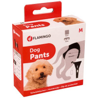 Гігієнічні труси Flamingo Dog Pants Jolly з комплектом прокладок, для собак, чорні, 50×59 см Гігієнічні труси Flamingo Dog Pants Jolly з комплектом прокладок, для собак, чорні, 50×59 см