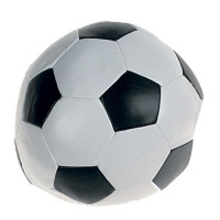 Іграшка Flamingo Soccerball Blackwhite для собак, м'яч чорно-білий, штучна шкіра, 15 см Іграшка Flamingo Soccerball Blackwhite для собак, м'яч чорно-білий, штучна шкіра, 15 см
