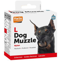 Намордник Flamingo Muzzle Nylon для порід лабрадор, доберман, ретривер, нейлон, L Намордник Flamingo Muzzle Nylon для порід лабрадор, доберман, ретривер, нейлон, L