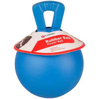 Игрушка Flamingo Power Ball для крупных собак, мяч плавающий с ручкой, резина, 16 см Игрушка Flamingo Power Ball для крупных собак, мяч плавающий с ручкой, резина, 16 см