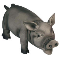 Іграшка Flamingo Swine Black для собак, порося реалістично хрюкаючий, латекс, чорний, 22х10х10 см Іграшка Flamingo Swine Black для собак, порося реалістично хрюкаючий, латекс, чорний, 22х10х10 см