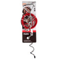 Поводок Flamingo Tie Out Cable для собак, металлический трос с карабинами, 3 м, 43 см