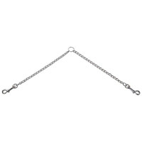 Повідець-спарка Flamingo Twin Chain для собак, метал, 2.5 мм, 2×30 см Повідець-спарка Flamingo Twin Chain для собак, метал, 2.5 мм, 2×30 см