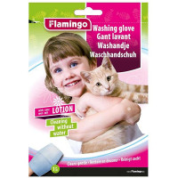 Рукавица-салфетка Flamingo Washing Glove Cat для котов, чистка без воды Рукавица-салфетка Flamingo Washing Glove Cat для котов, чистка без воды