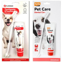 Набор Flamingo Petcare Toothpaste + Toothbrush зубная паста и зубная щетка, для собак, 85 г Набор Flamingo Petcare Toothpaste + Toothbrush зубная паста и зубная щетка, для собак, 85 г