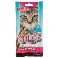 Лакомство Flamingo Stikiz Fish для кошек и котят, со вкусом рыбы, 15 г, 3 шт Лакомство Flamingo Stikiz Fish для кошек и котят, со вкусом рыбы, 15 г, 3 шт