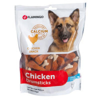 Ласощі Flamingo Chicken Snack Calcium Bone для собак, куряча ніжка з кальцієм, 400 г Ласощі Flamingo Chicken Snack Calcium Bone для собак, куряча ніжка з кальцієм, 400 г