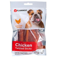 Лакомство Flamingo Twisted Stick для собак, скрученные куриные палочки, 55 г Лакомство Flamingo Twisted Stick для собак, скрученные куриные палочки, 55 г