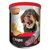 Ласощі Flamingo Chips Salami для собак, чіпси зі смаком салямі, 120 г Ласощі Flamingo Chips Salami для собак, чіпси зі смаком салямі, 120 г