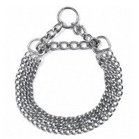 Ошейник Flamingo Collar 3-Fold трехрядный, цепочка для собак, металл, 60 см, 2.5 мм Ошейник Flamingo Collar 3-Fold трехрядный, цепочка для собак, металл, 60 см, 2.5 мм