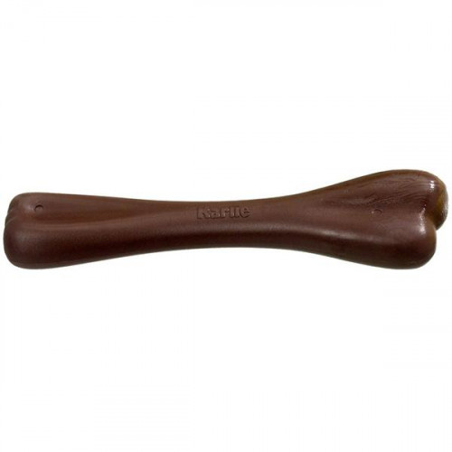 Іграшка Flamingo Choco Bone для собак шоколадна кістка, гума, 17 см
