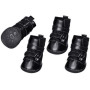 Ботинки Flamingo Xtreme Boots для собак, размер XS, черный, 4.5×3.8 см, комплект 4 шт