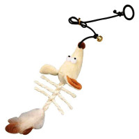 Іграшка Flamingo Skeleton Mouse для котів з котячою м'ятою, підвісна миша, плюш, 20х9х5 см Іграшка Flamingo Skeleton Mouse для котів з котячою м'ятою, підвісна миша, плюш, 20х9х5 см