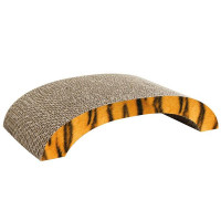 Когтеточка Flamingo Mawimbi Bridge из картона, для котов, 40×21×9 см Когтеточка Flamingo Mawimbi Bridge из картона, для котов, 40×21×9 см