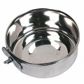 Миска Flamingo Feeder для клітки з гвинтовим кріпленням, нержавіюча, 15 см