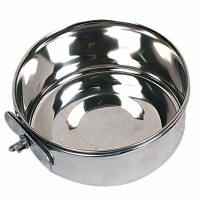 Миска Flamingo Feeder для клітки з гвинтовим кріпленням, нержавіюча, 15 см Миска Flamingo Feeder для клітки з гвинтовим кріпленням, нержавіюча, 15 см