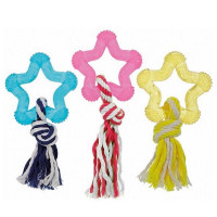 Игрушка Flamingo Good4Fun Star With Rope звезда для собак с веревкой, латекс, 8 см Игрушка Flamingo Good4Fun Star With Rope звезда для собак с веревкой, латекс, 8 см