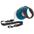 Поводок-рулетка Flamingo Dogx2Go Cord для собак до 50 кг, оранжевий, розмір L, 5 м