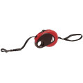 Поводок-рулетка Flamingo Dogx2GO Belt Mini для собак до 8 кг, червоний, 2.5 м